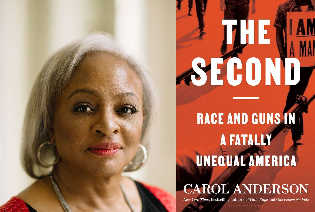 "The Second: Race and Guns in a Fatally Unequal America" by Caro Anderson (Photo illustration by Salon/Stephen Nowland/Emory University/Bloomsbury Publishing)