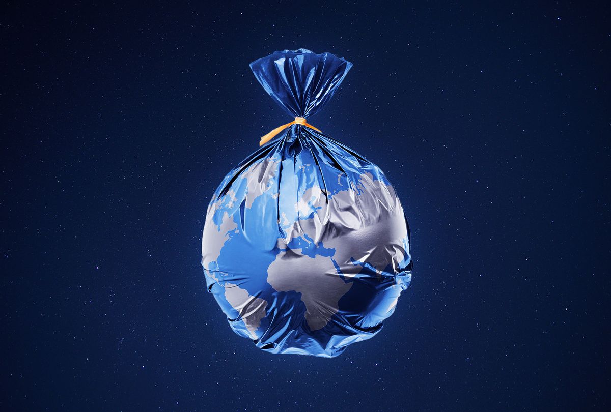 Earth in a trash bag (Photo illustration by Salon/Getty Images)