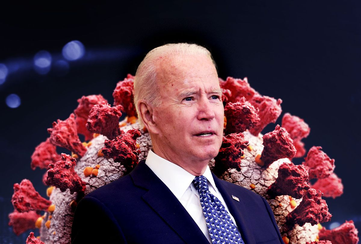 Joe Biden and COVID-19 (Photo illustration by Salon/Getty Images)