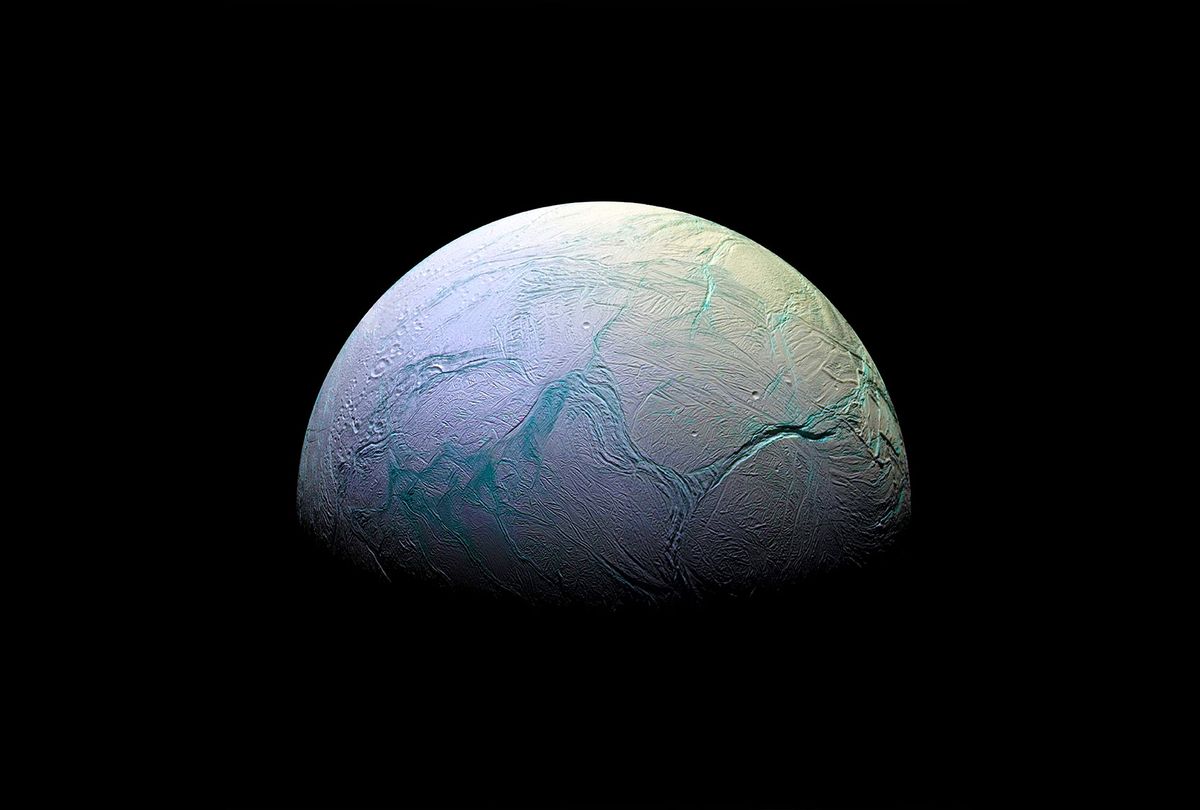 Saturn's moon Enceladus (Universal History Archive/Universal Images Group via Getty Images)