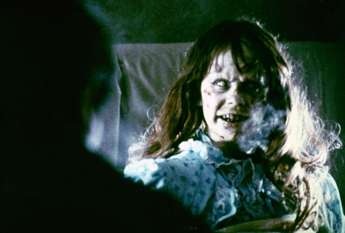 Linda Blair on the set of "The Exorcist" (Warner Bros. Pictures/Sunset Boulevard/Corbis via Getty Images)