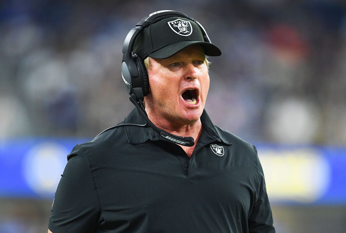 NFL Fans Rip Jon Gruden After Racially-Charged “Lips The Size Of