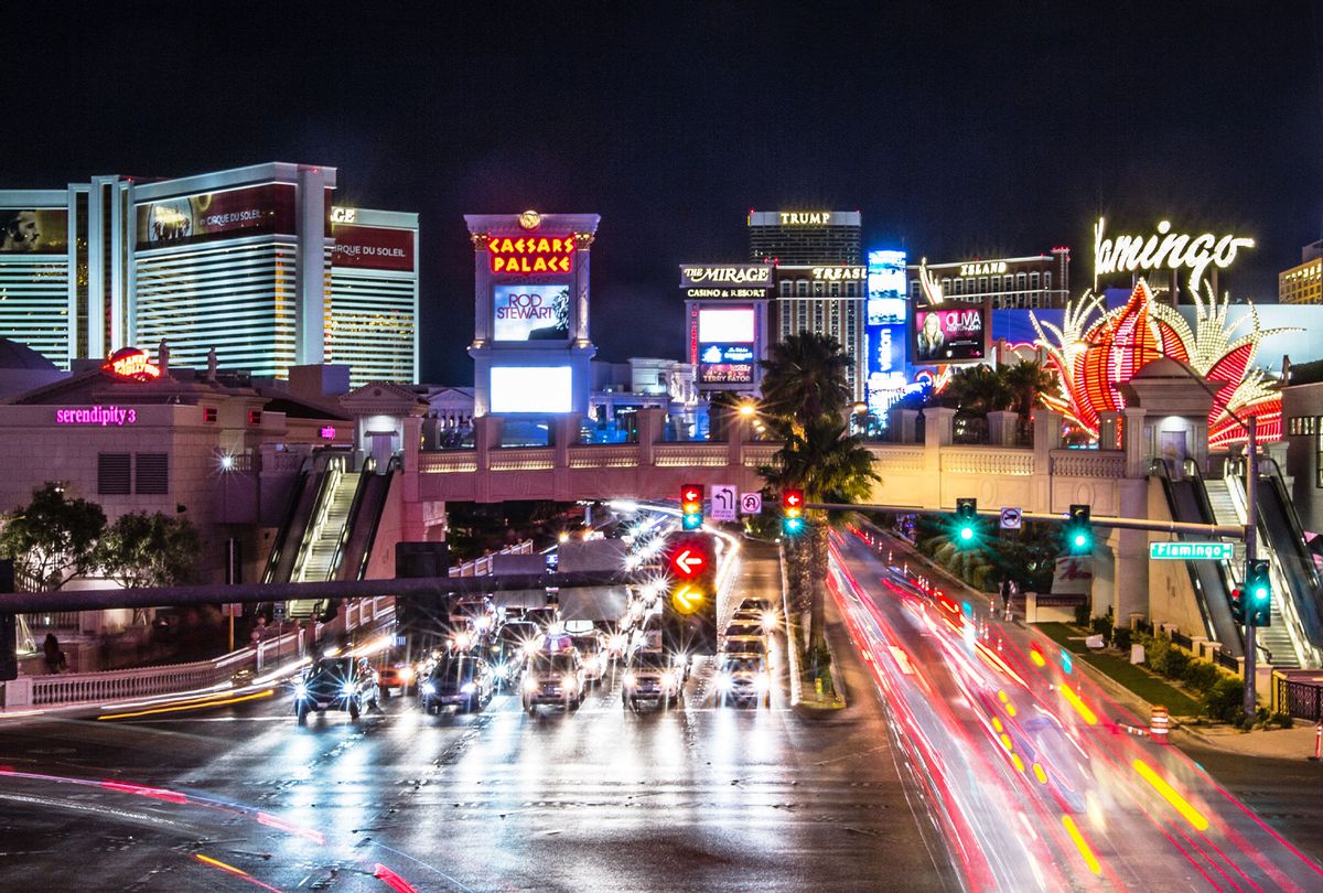Las Vegas Blvd. (The Strip) at night (Getty Images/Evan Semones/cosmophotography)