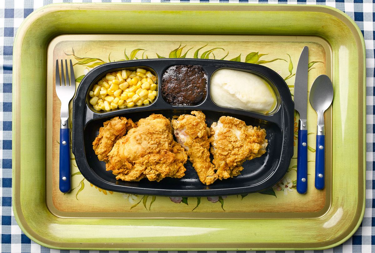 TV Dinner on Retro Tray (Getty Images/Jeffrey Coolidge)