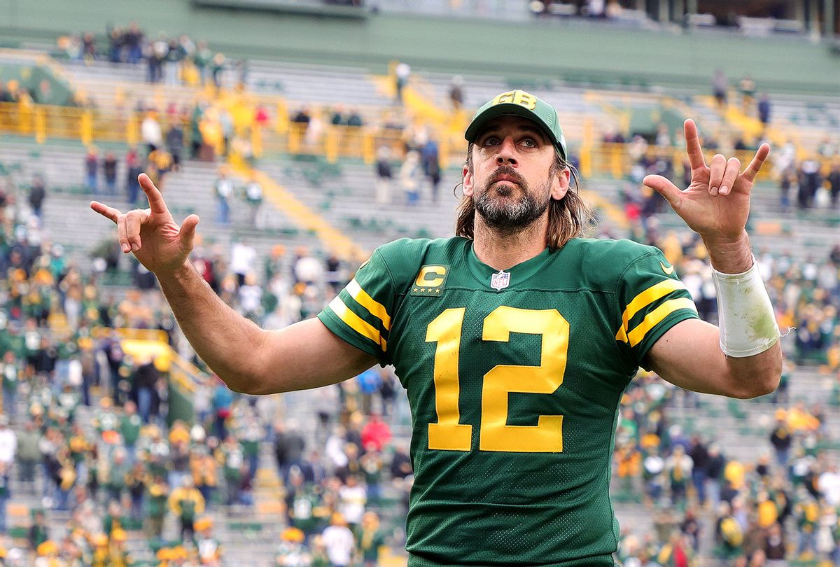 Aaron Rodgers #12 of the Green Bay Packers (Stacy Revere/Getty Images)