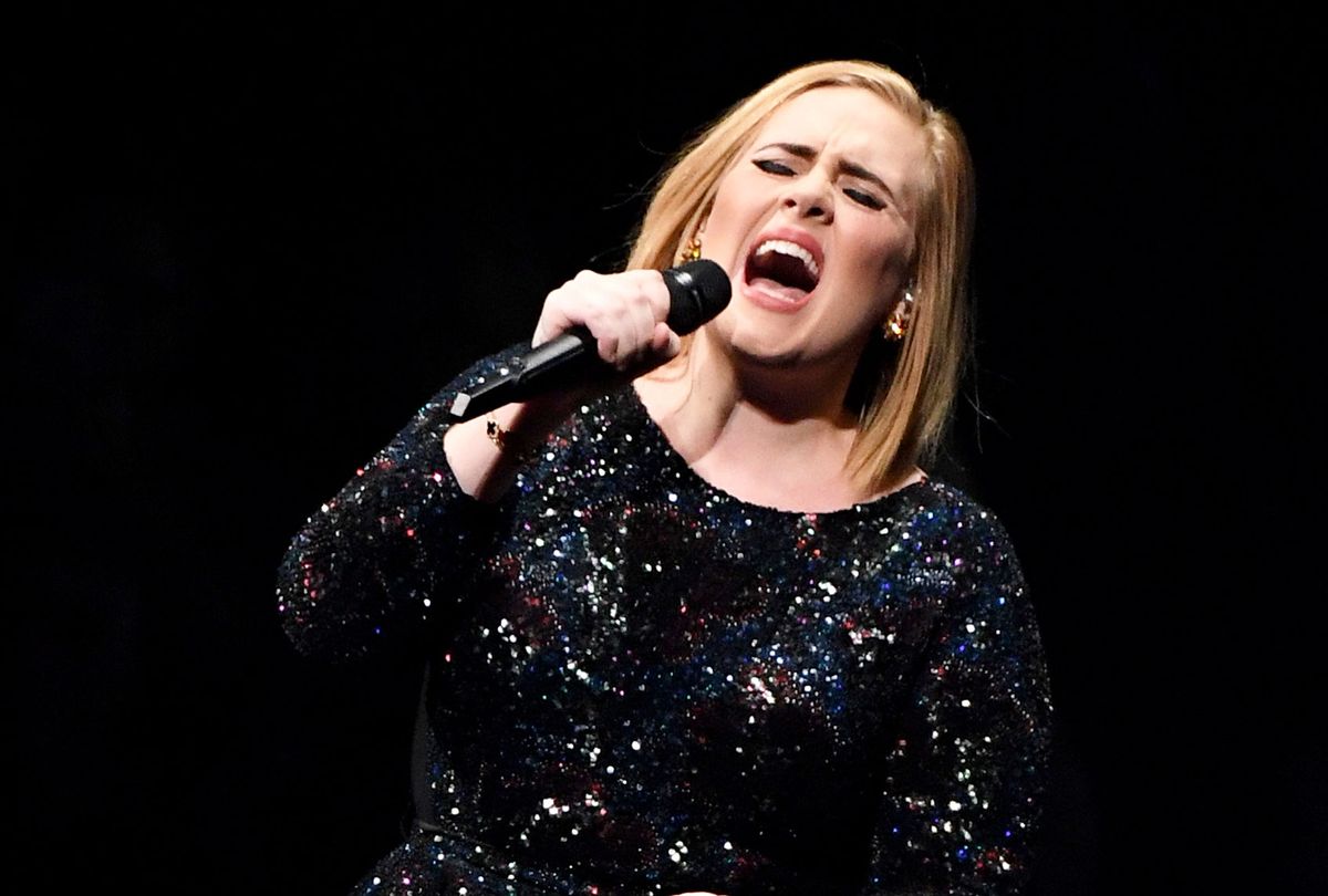 Singer/songwriter Adele performs during the final concert of her North American tour at Talking Stick Resort Arena on November 21, 2016 in Phoenix, Arizona (Ethan Miller/Getty Images for BT PR)