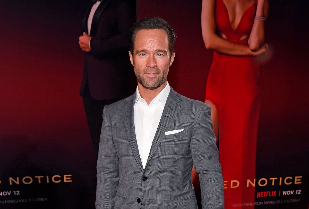 Chris Diamantopoulos attends the World Premiere of Netflix's "Red Notice" at Regal LA Live on November 03, 2021 in Los Angeles, California. (Kevin Mazur/Getty Images for Netflix)
