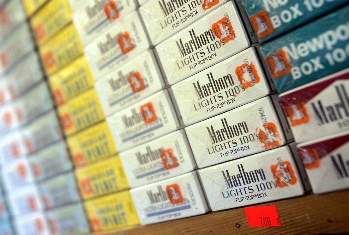 Cigarettes are seen for sale in a deli February 20, 2007 in New York City. (Mario Tama/Getty Images)