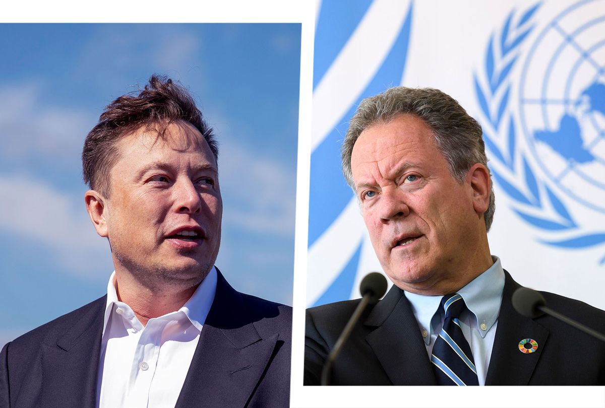 Elon Musk and David Beasley (Photo illustration by Salon/Getty Images)