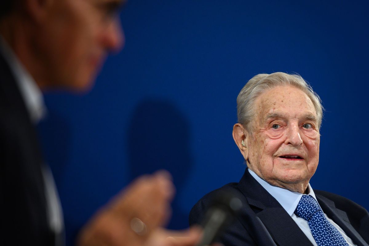 Hungarian-born US investor and philanthropist George Soros (Getty Images)