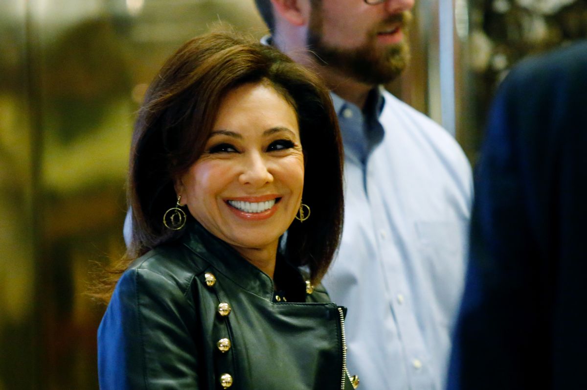Jeanine Pirro, arrives at the Trump Tower for meetings with US President-elect Donald Trump, in New York on November 17, 2016.  (EDUARDO MUNOZ ALVAREZ/AFP via Getty Images)