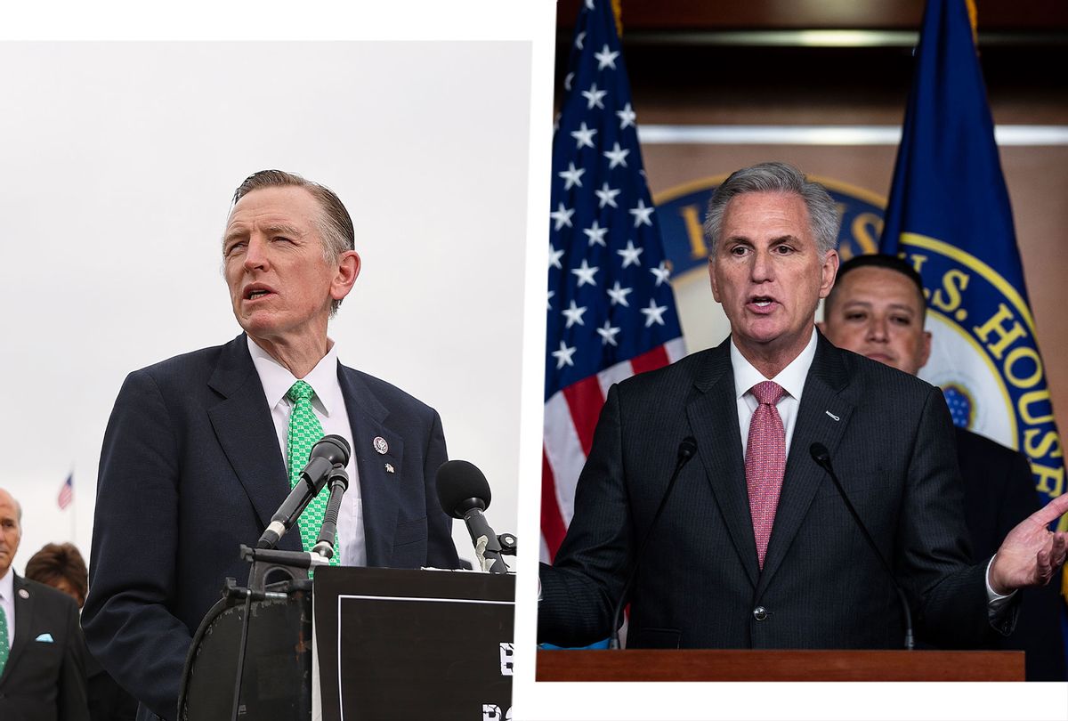 Paul Gosar and Kevin McCarthy (Photo illustration by Salon/Getty Images)