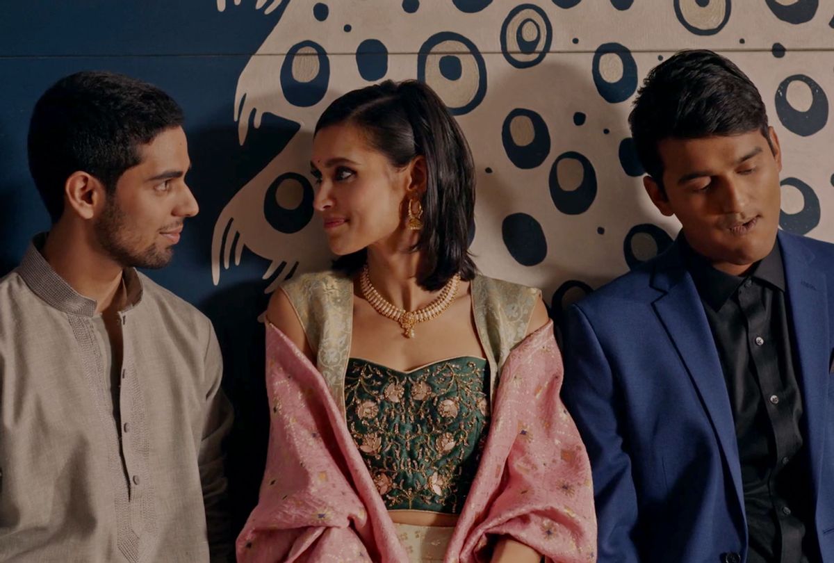 Rish Shah, Sophia Ali and Ved Sapru in "India Sweets and Spices" (Bleecker Street)