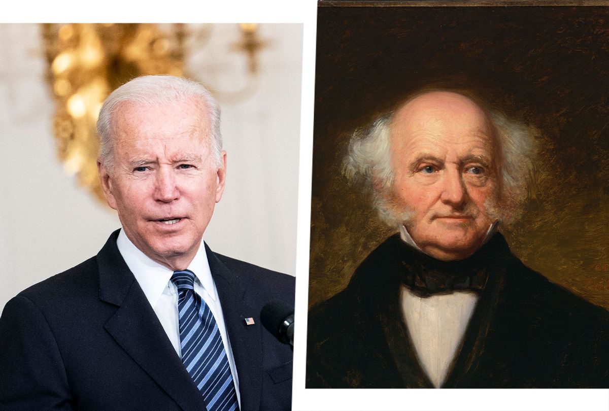 Joe Biden and Martin Van Buren (Photo illustration by Salon/Getty Images)