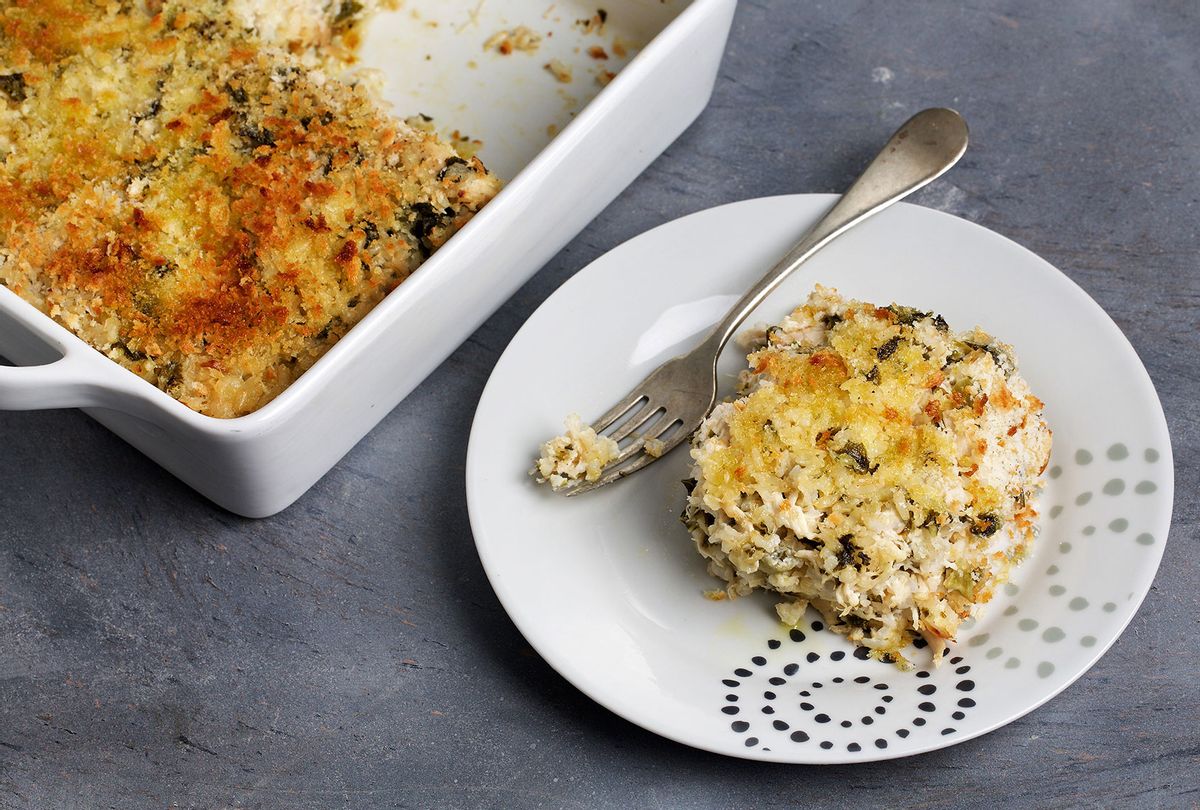 Lemon Chicken and Rice Casserole (Deb Lindsey For The Washington Post via Getty Images)