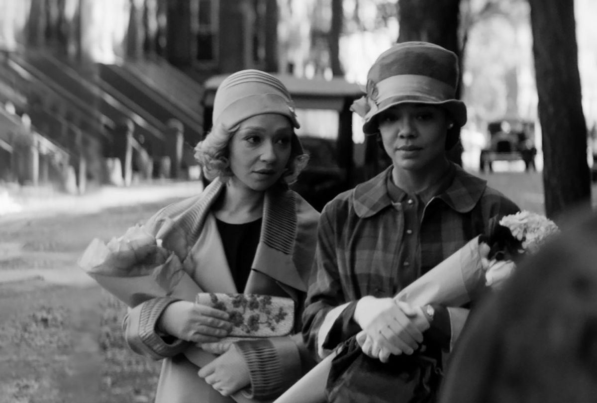 Ruth Negga and Tessa Thompson in "Passing" (Netflix)