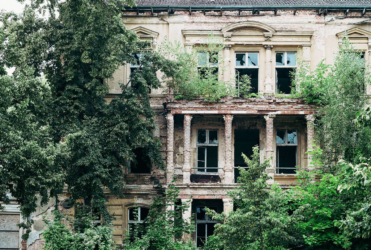 Trees growing over an abandoned house (Getty Images/Dirk Hoffmann/EyeEm)