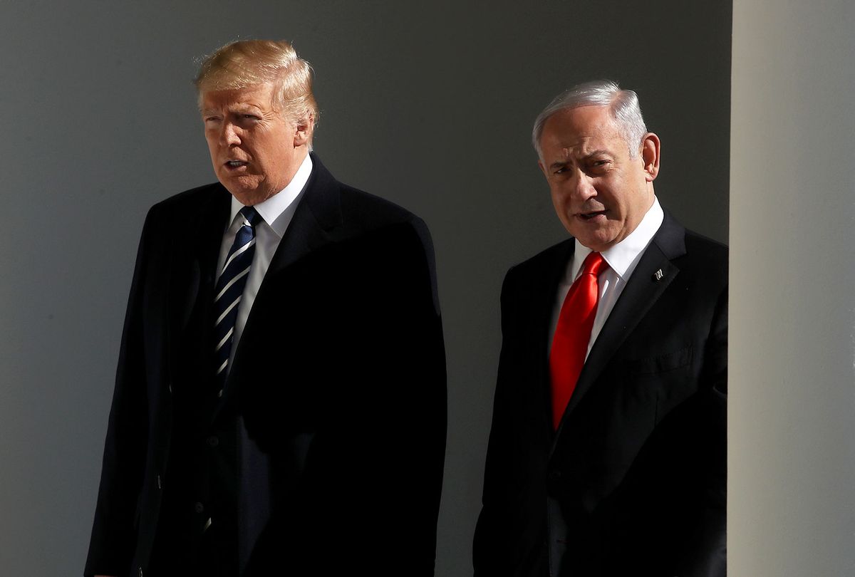 Donald Trump and Benjamin Netanyahu (Mark Wilson/Getty Images)