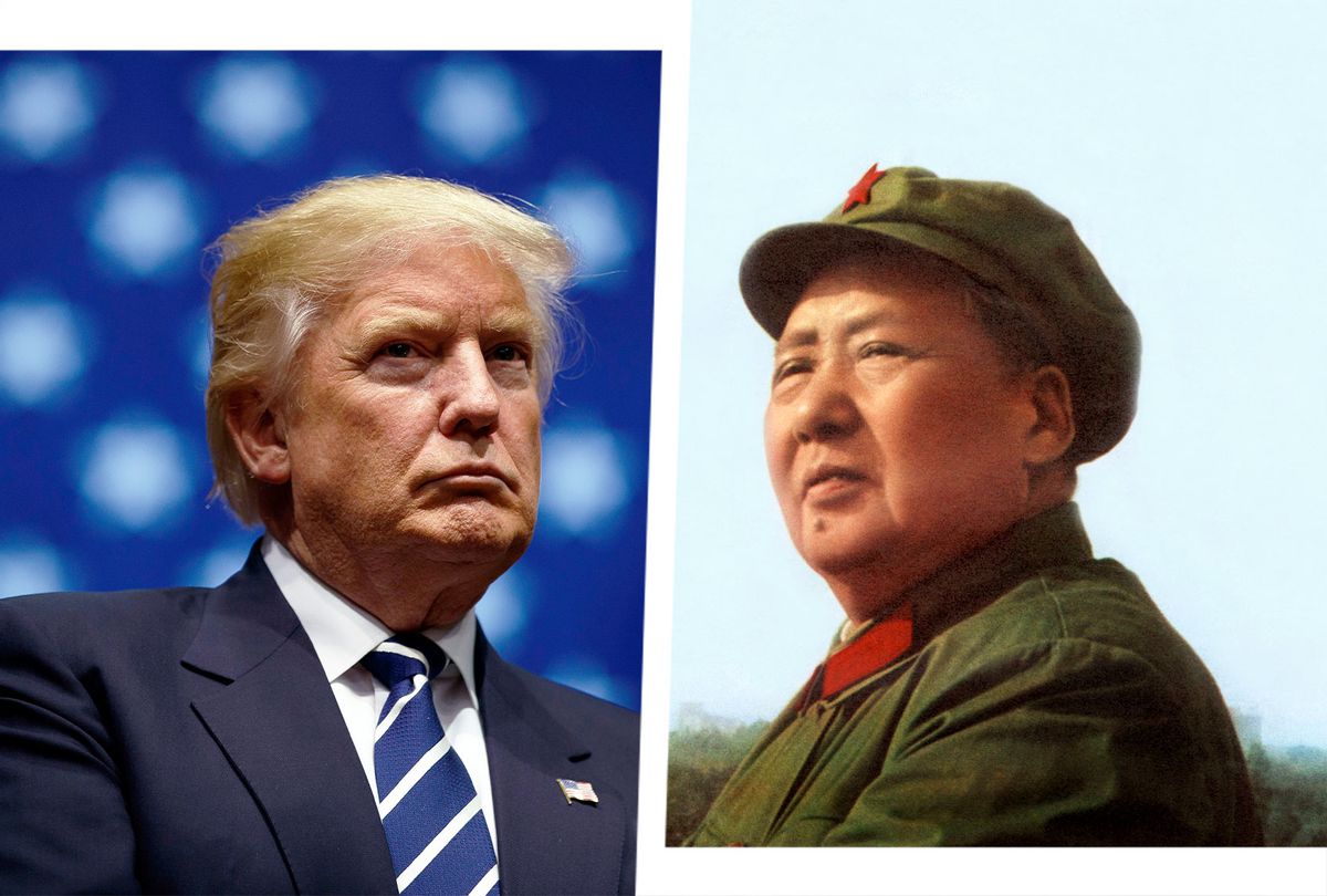 Donald Trump and Mao Zedong (Photo illustration by Salon/Getty Images)
