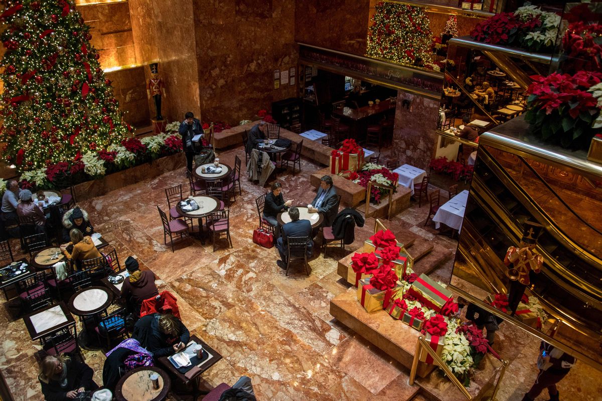 The Trump Tower Grille at Trump Tower in New York on December 15, 2016. (JIM WATSON/AFP via Getty Images)