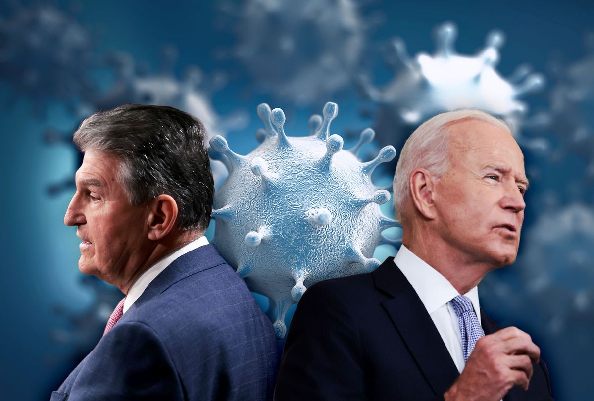 Joe Manchin and Joe Biden (Photo illustration by Salon/Getty Images)