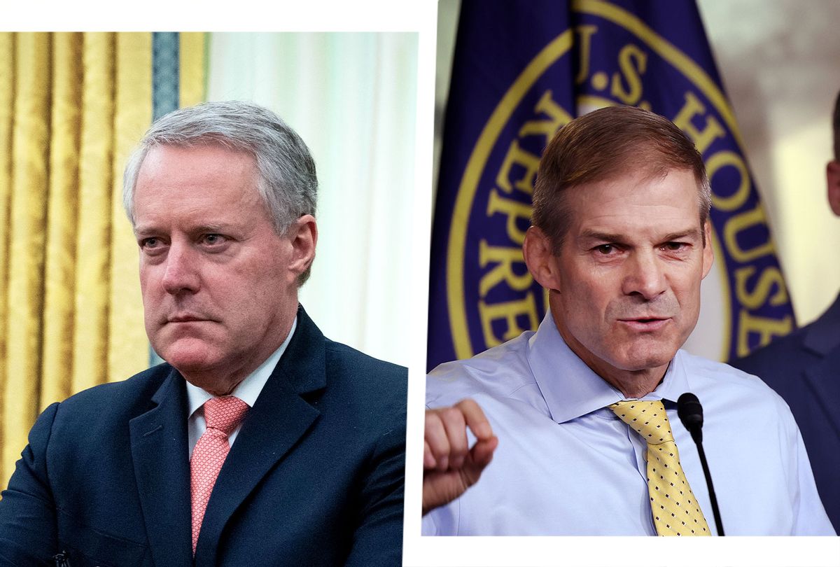 Mark Meadows and Jim Jordan (Photo illustration by Salon/Getty Images)