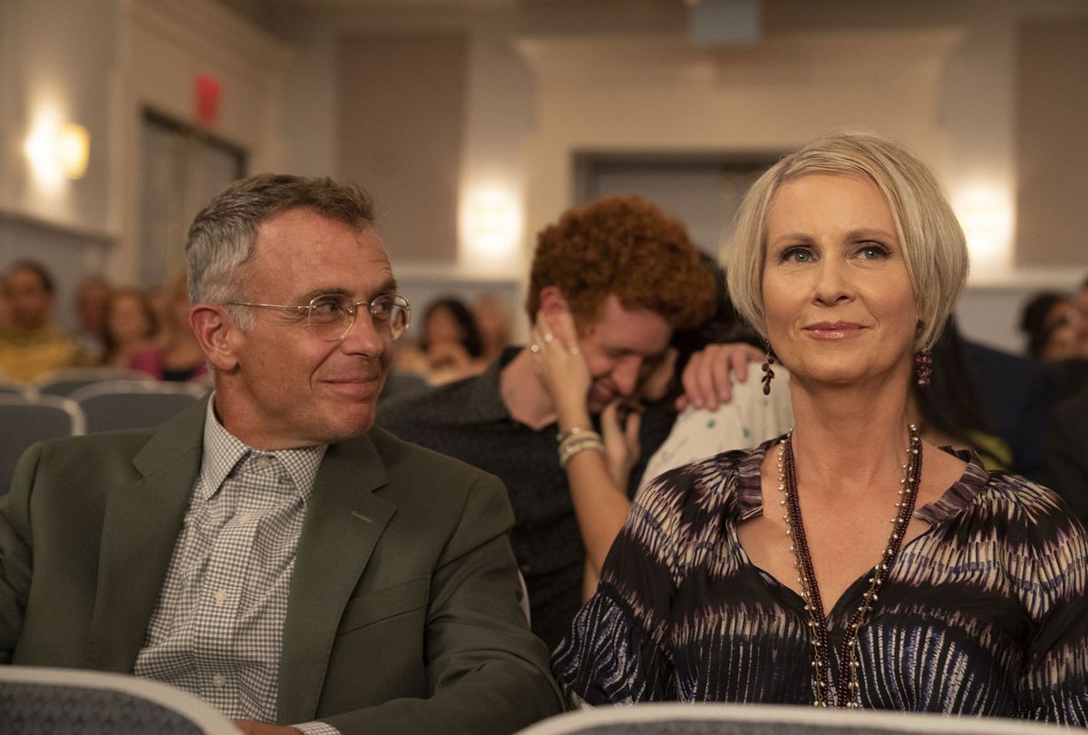 David Eigenberg and Cynthia Nixon in "And Just Like That..." (Craig Blankenhorn / HBO Max)