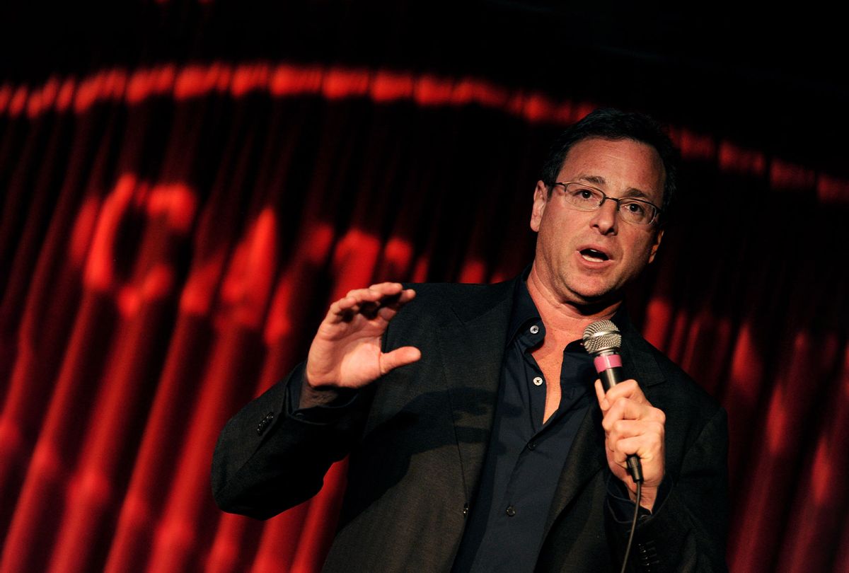 Comedian Bob Saget performs at the Alliance for Children's Rights "Right to Laugh" fundraiser at the Catalina Club on March 15, 2010 in Hollywood (Kevin Winter/Getty Images)