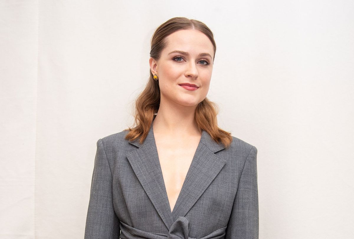Evan Rachel Wood at the "Westworld" Press Conference at the Four Seasons Hotel on March 06, 2020 in Beverly Hills, California. (Vera Anderson/WireImage/Getty Images)