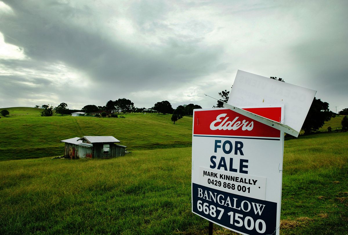 A generic for sale sign on a North Coast property, 27 February 2006. (Fairfax Media via Getty Images via Getty Images)