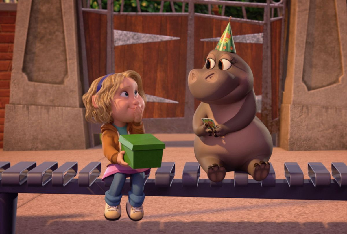 Shaylee and Gloria in "Madagascar A Little Wild" (DreamWorks Animation)