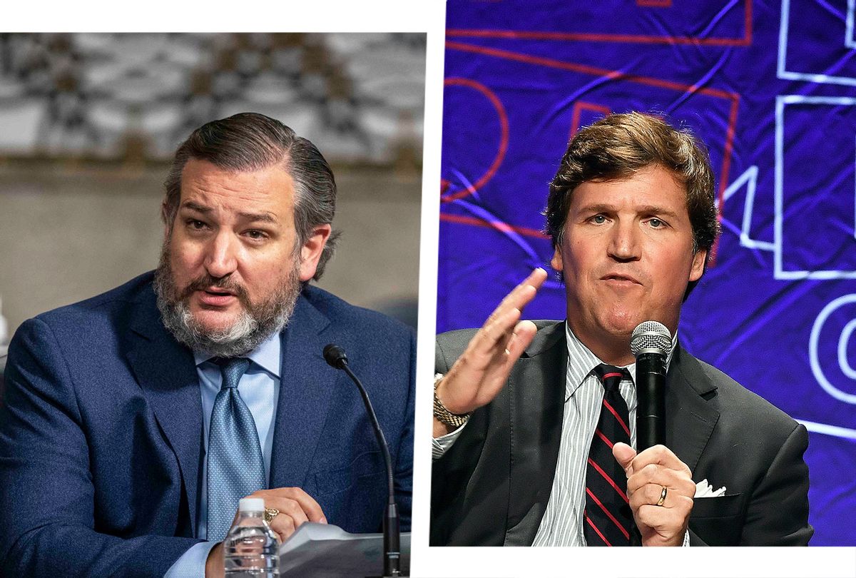 Ted Cruz and Tucker Carlson (Photo illustration by Salon/Getty Images)