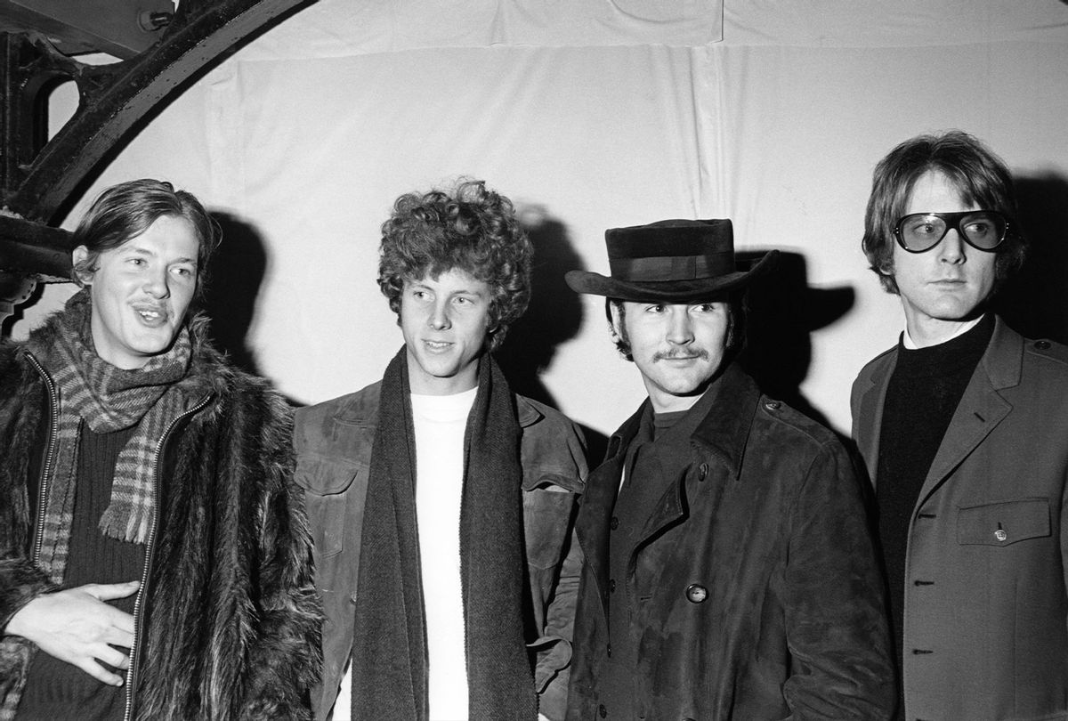 The Byrds band members in 1967: Michael Clarke, Chris Hillman, David Crosby and Roger McGuinn (Getty Images/Ivan Keeman/Redferns)