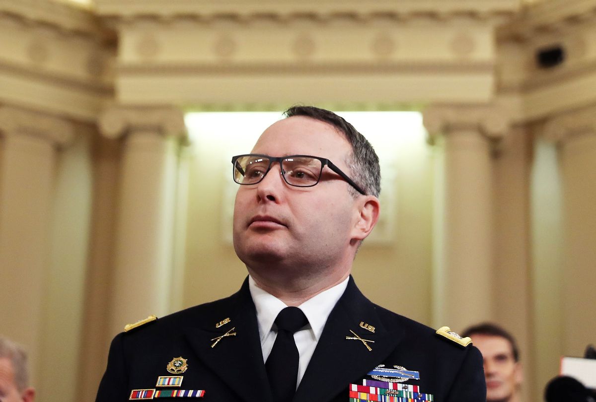 National Security Council Director for European Affairs Lt. Col. Alexander Vindman (Chip Somodevilla/Getty Images)