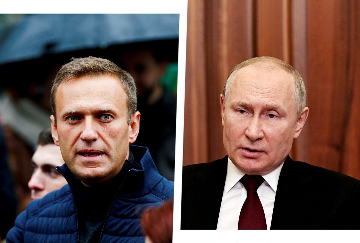 Alexei Navalny and Vladimir Putin (Photo illustration by Salon/Getty Images)