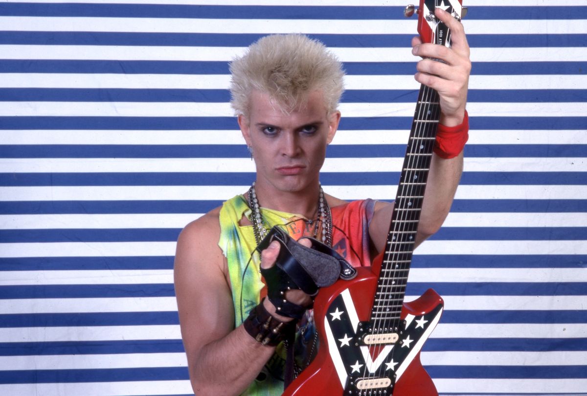 English musician, singer, songwriter, and actor, Billy Idol in 1987 (Ross Marino/Getty Images)