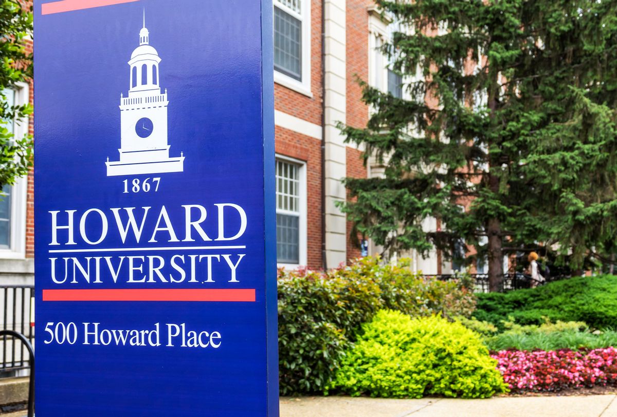 Washington DC, Howard University campus sign. (Jeffrey Greenberg/Universal Images Group via Getty Images)