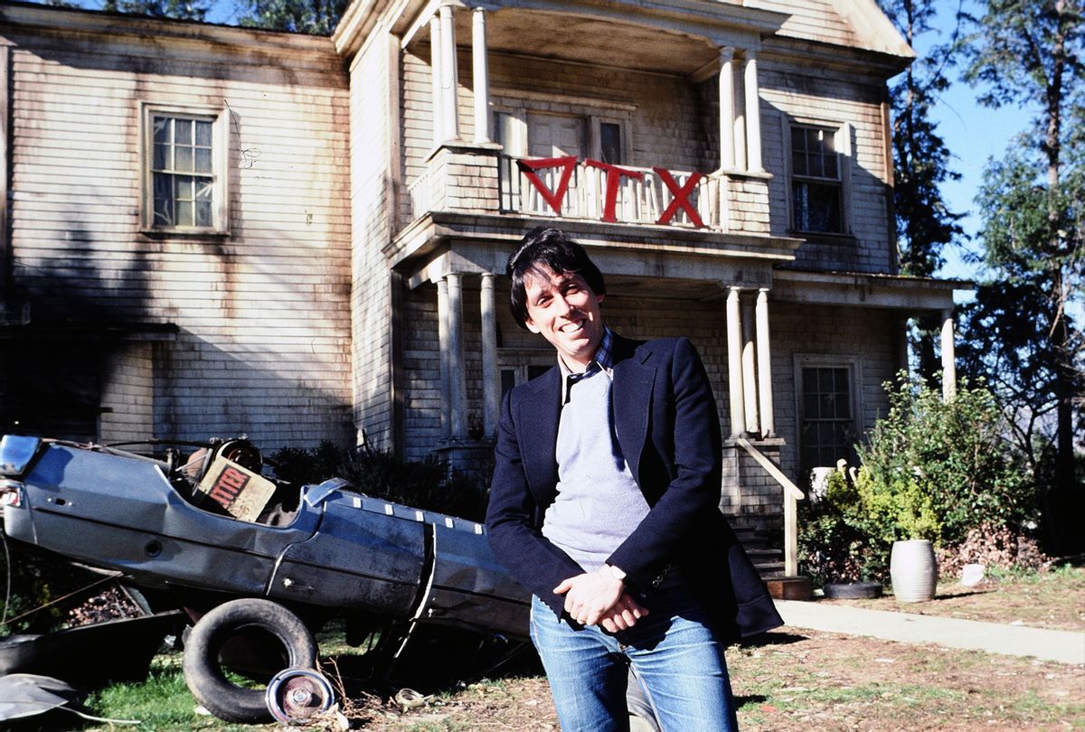 Director and producer Ivan Reitman on the exterior set of "Animal House" in Studio City, California, 1978 (Paul Harris/Getty Images)