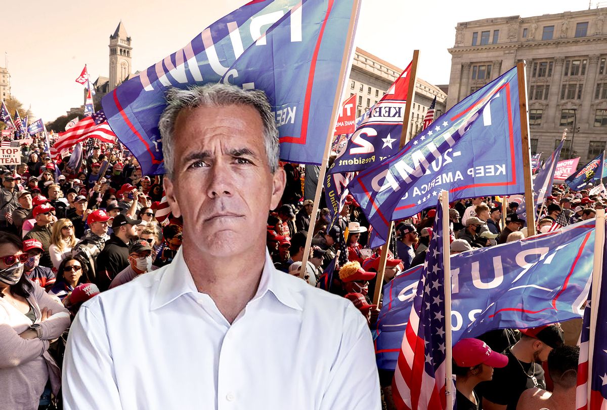 Joe Walsh | People participate in the “Million MAGA March” from Freedom Plaza to the Supreme Court, on November 14, 2020 in Washington, DC. Supporters of U.S. President Donald Trump marching to protest the outcome of the 2020 presidential election. (Photo illustration by Salon/Getty Images/Joe Walsh)