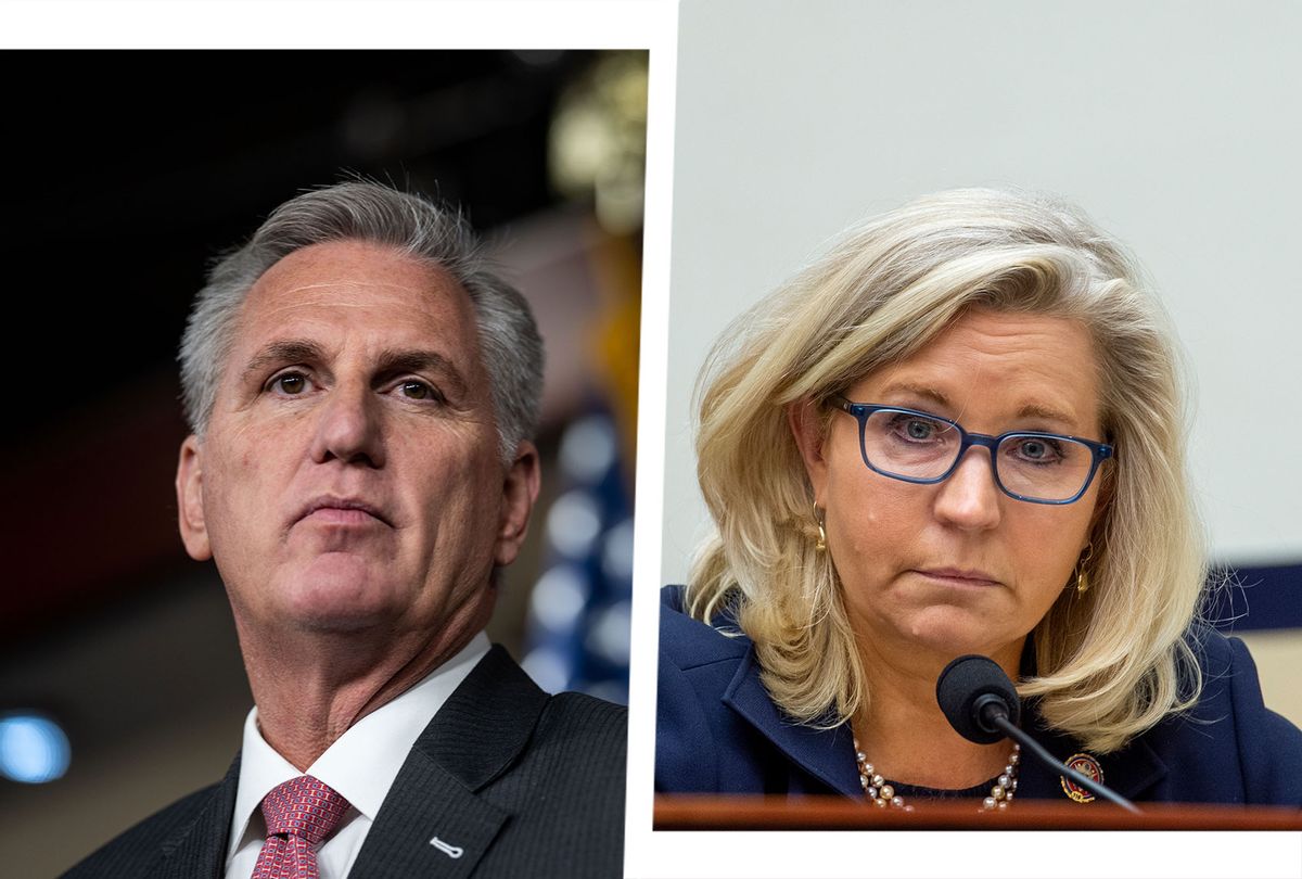 Kevin McCarthy and Liz Cheney (Photo illustration by Salon/Getty Images/)