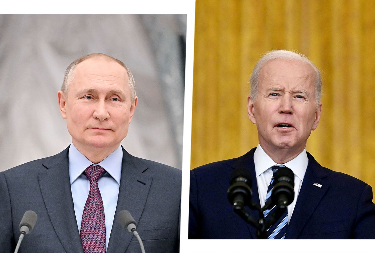 Vladimir Putin and Joe Biden (Photo illustration by Salon/Getty Images)