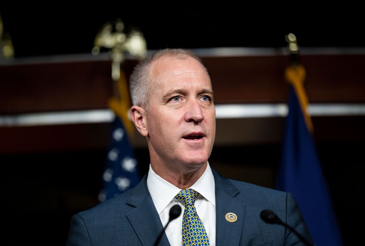 Rep. Sean Patrick Maloney, D-N.Y., speaks during the House Democrats news conference in the Capitol on Tuesday, February 8, 2022. (Bill Clark/CQ-Roll Call, Inc via Getty Images)