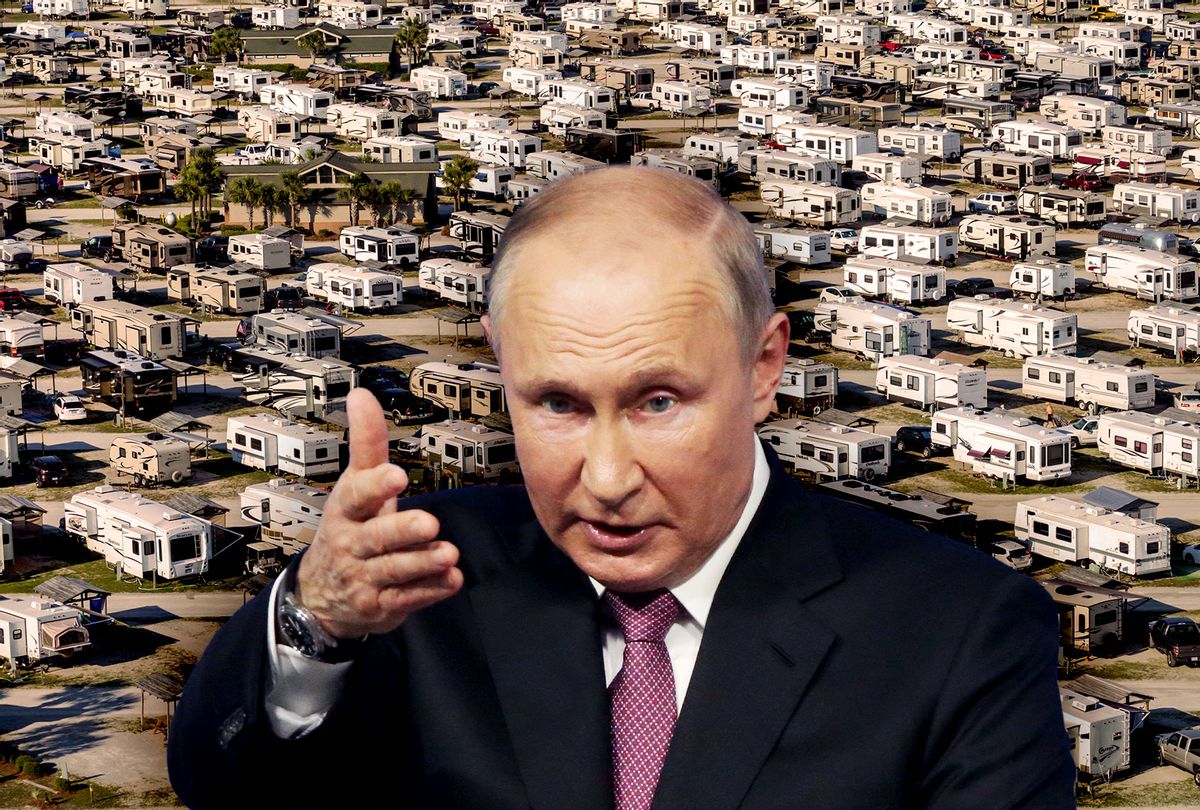 Vladimir Putin | South Carolina, Myrtle Beach RV Travel Park (Photo illustration by Salon/Getty Images)