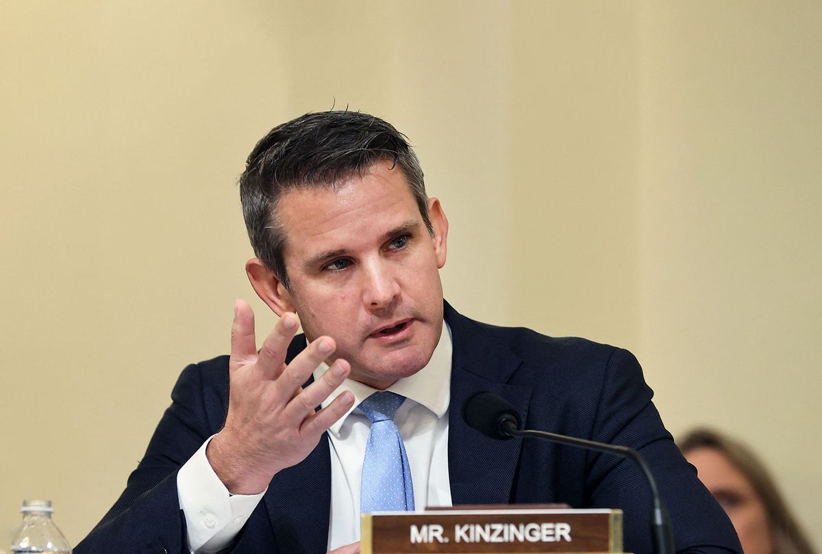 US Representative Adam Kinzinger (CHIP SOMODEVILLA/POOL/AFP via Getty Images)