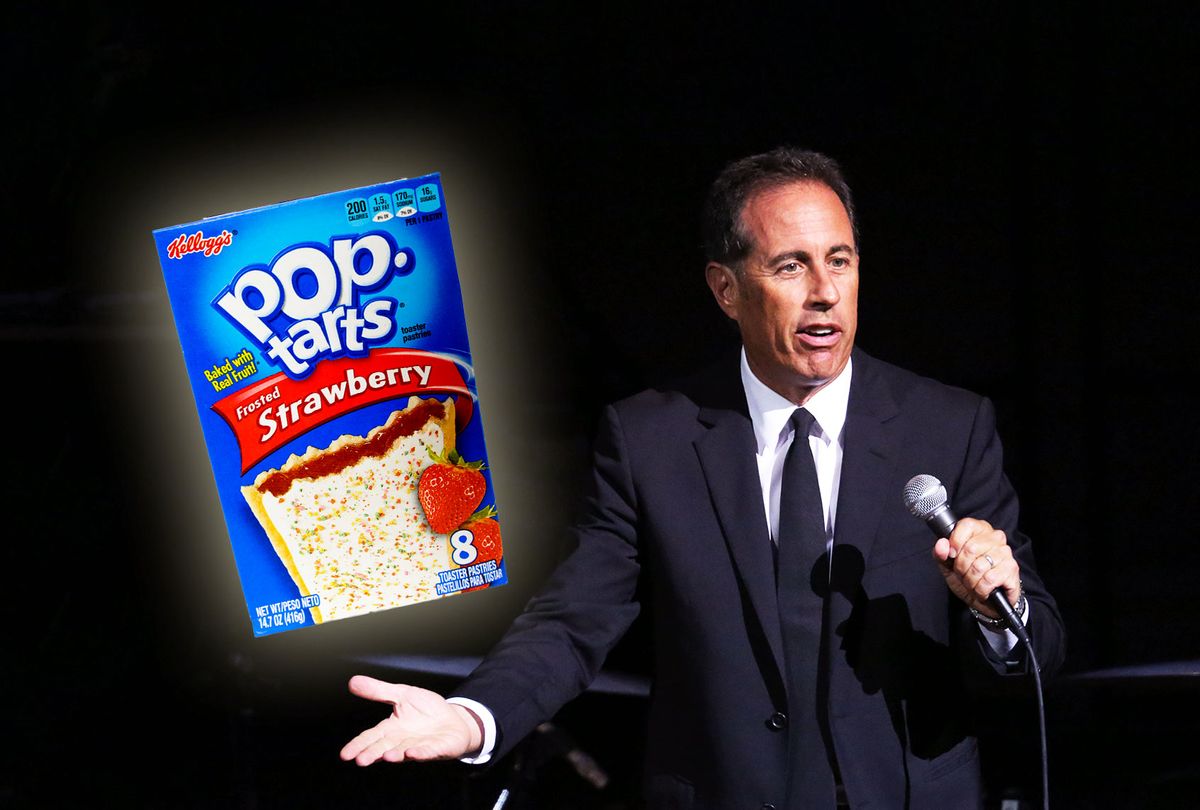 Jerry Seinfeld and a Pop-Tarts box (Photo illustration by Salon/Getty Images)