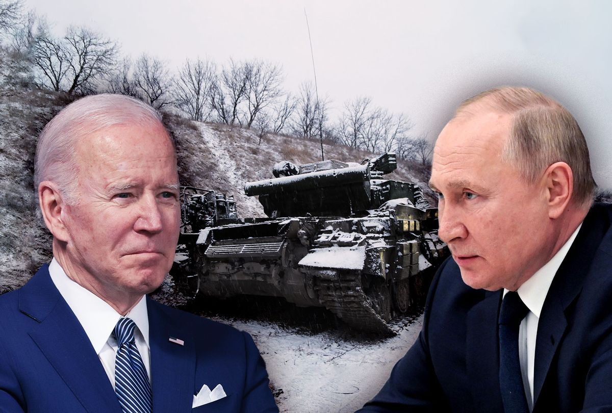 Joe Biden and Vladimir Putin (Photo illustration by Salon/Getty Images)
