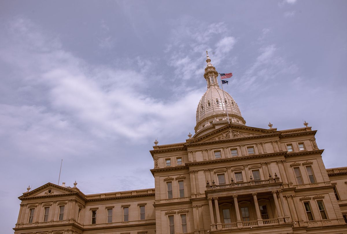 Michigan State capitol building in Lansing, MI (Getty Images/billnoll)
