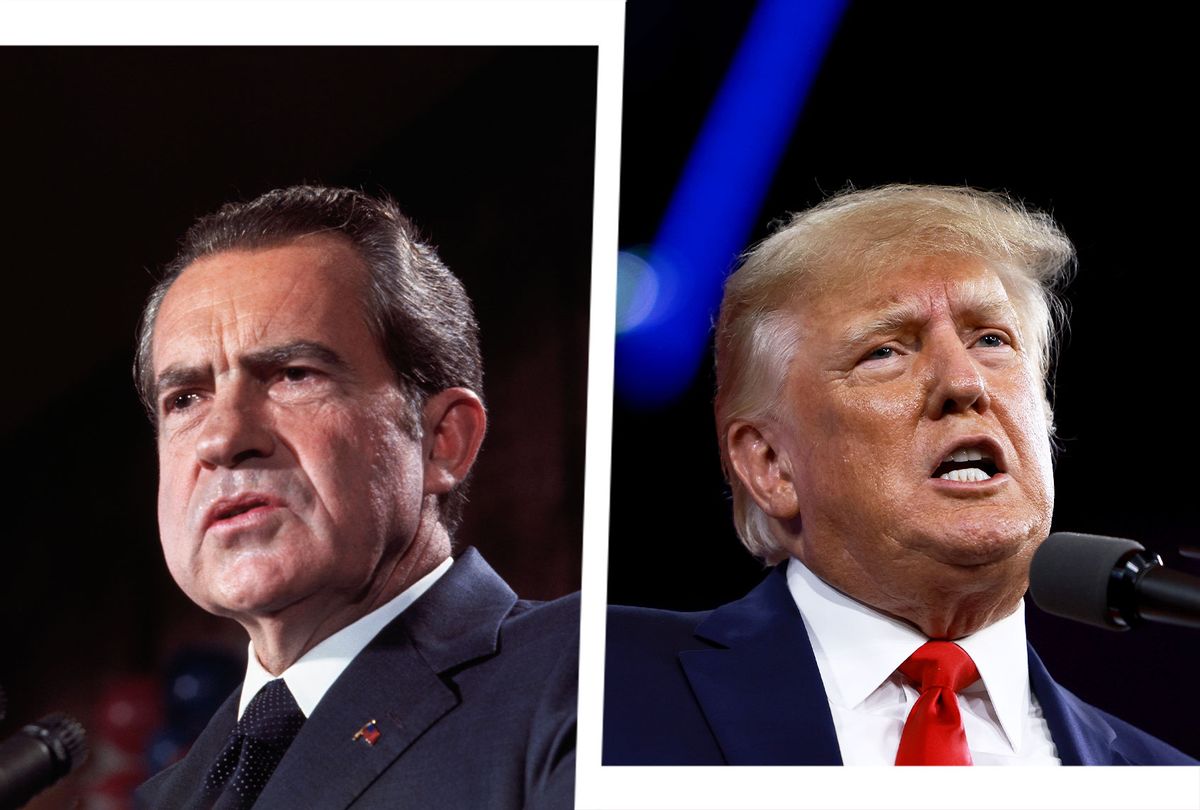 Richard Nixon and Donald Trump (Photo illustration by Salon/Getty Images)
