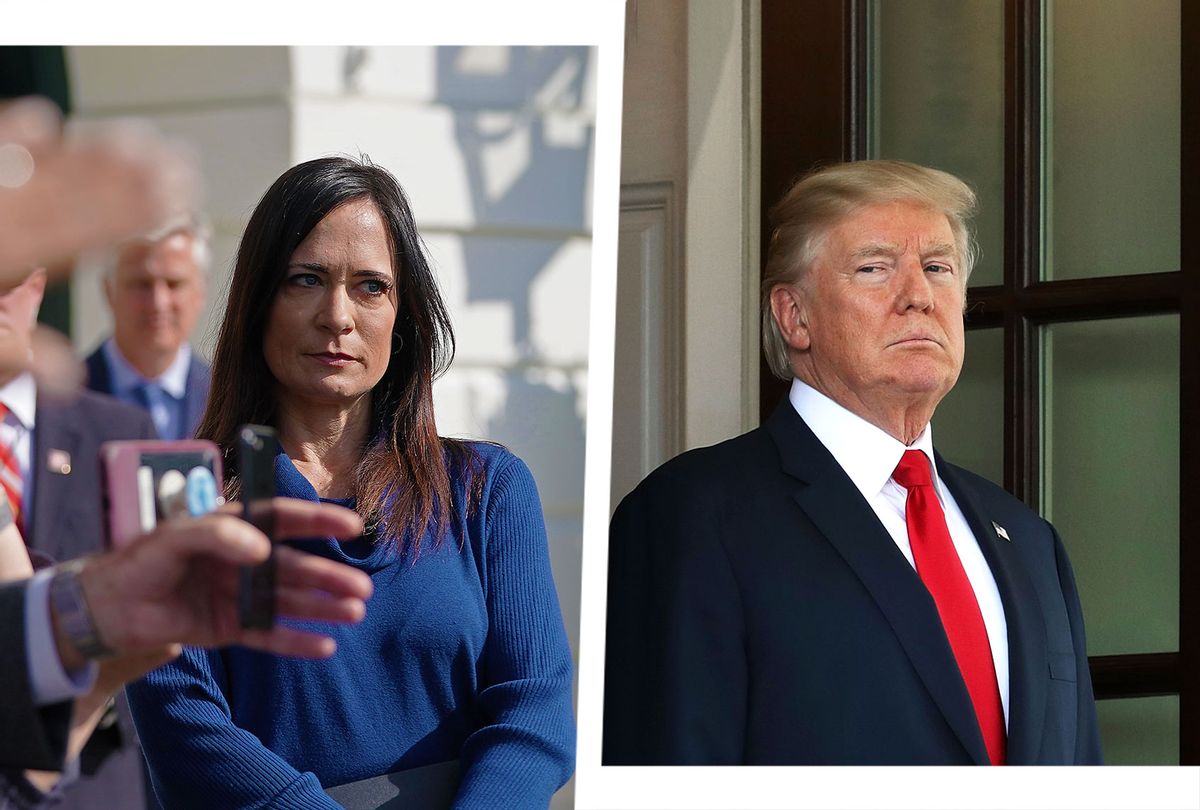Stephanie Grisham and Donald Trump (Photo illustration by Salon/Getty Images)