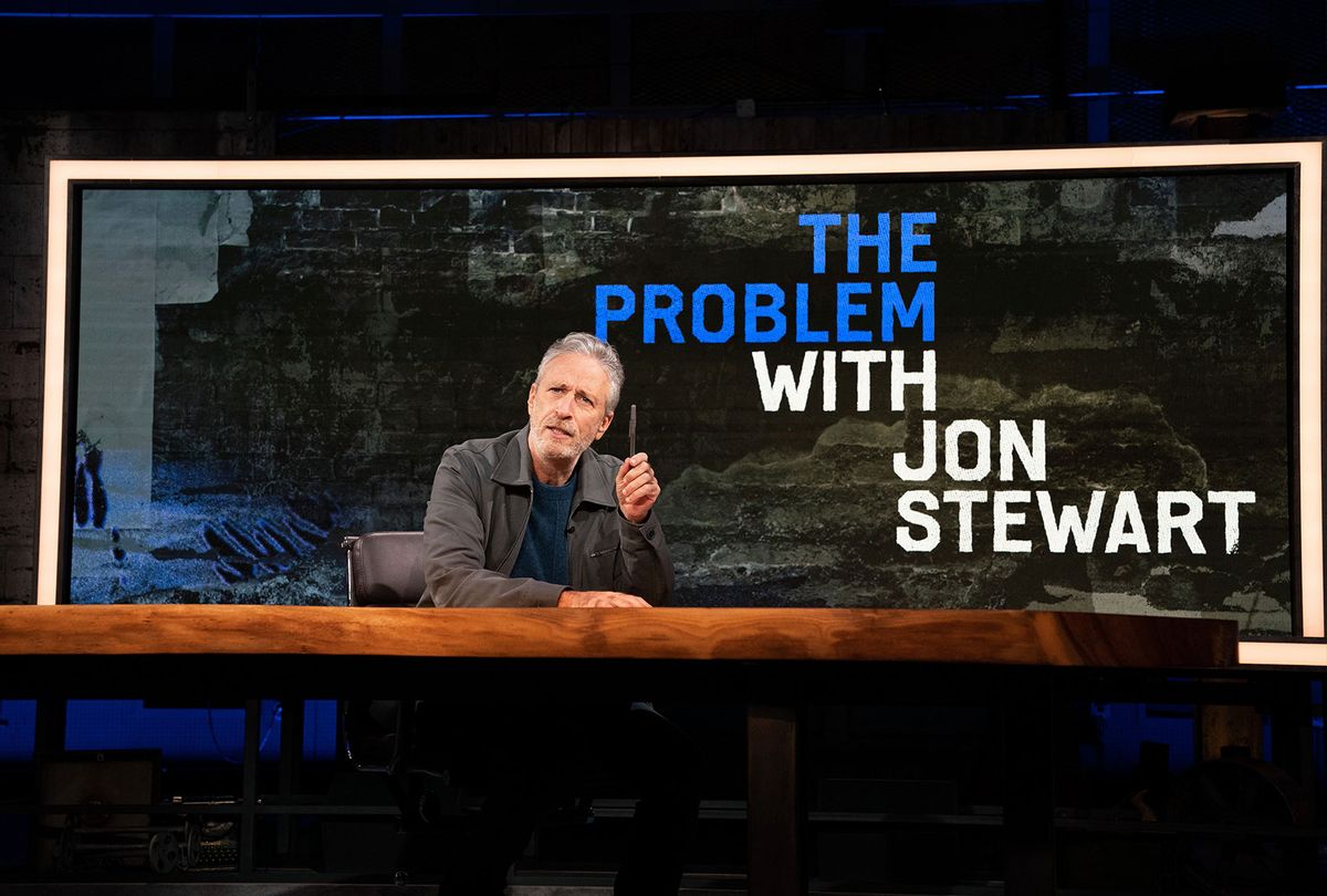 Jon Stewart in “The Problem With Jon Stewart” (Apple TV+)